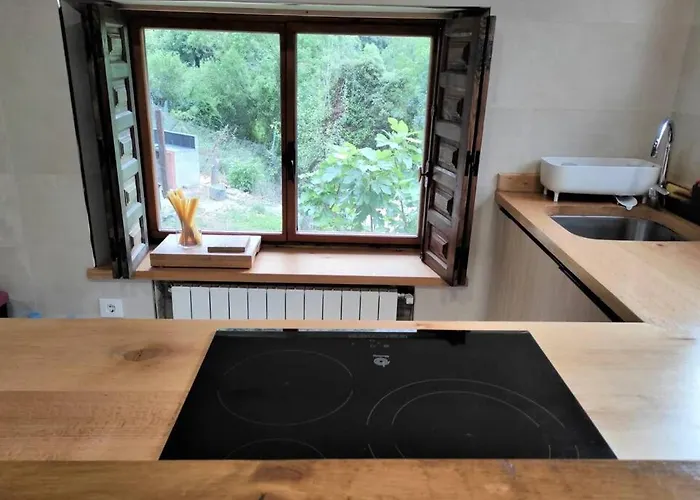 El De La Poza - Rio, Barbacoa, Wifi, Zona De Trabajo, Vistas. بيت للعطل Lebena